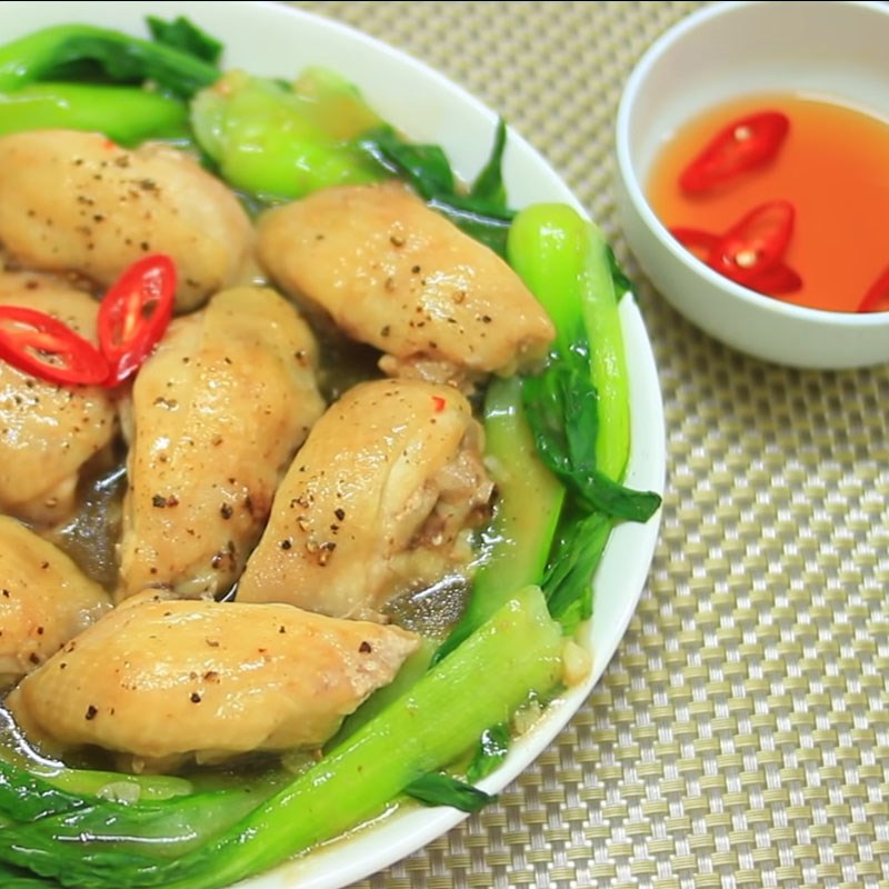Bước 5 Thành phẩm Gà hấp cải thìa