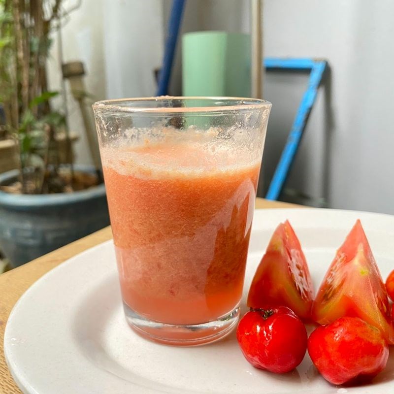 Bước 3 Thành phẩm Nước ép cà chua sơ ri