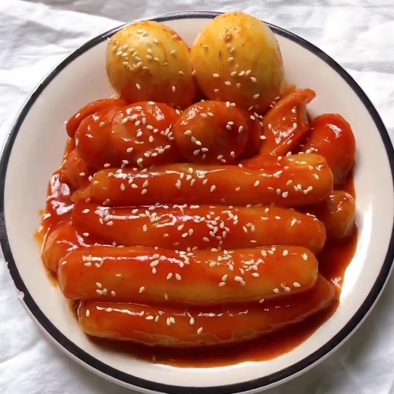 Bước 4 Thành phẩm Bánh gạo nhân phô mai mozzarella