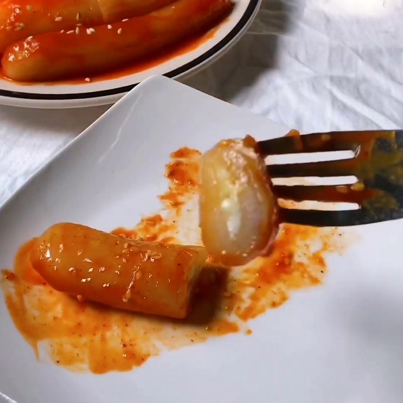 Bước 4 Thành phẩm Bánh gạo nhân phô mai mozzarella