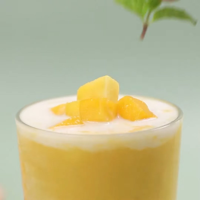 Bước 5 Thành phẩm Sinh tố xoài cốt dừa bột báng