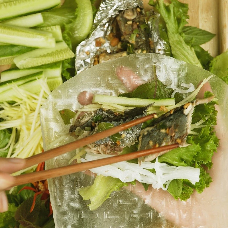 Bước 6 Thành phẩm Cá saba nướng mỡ hành