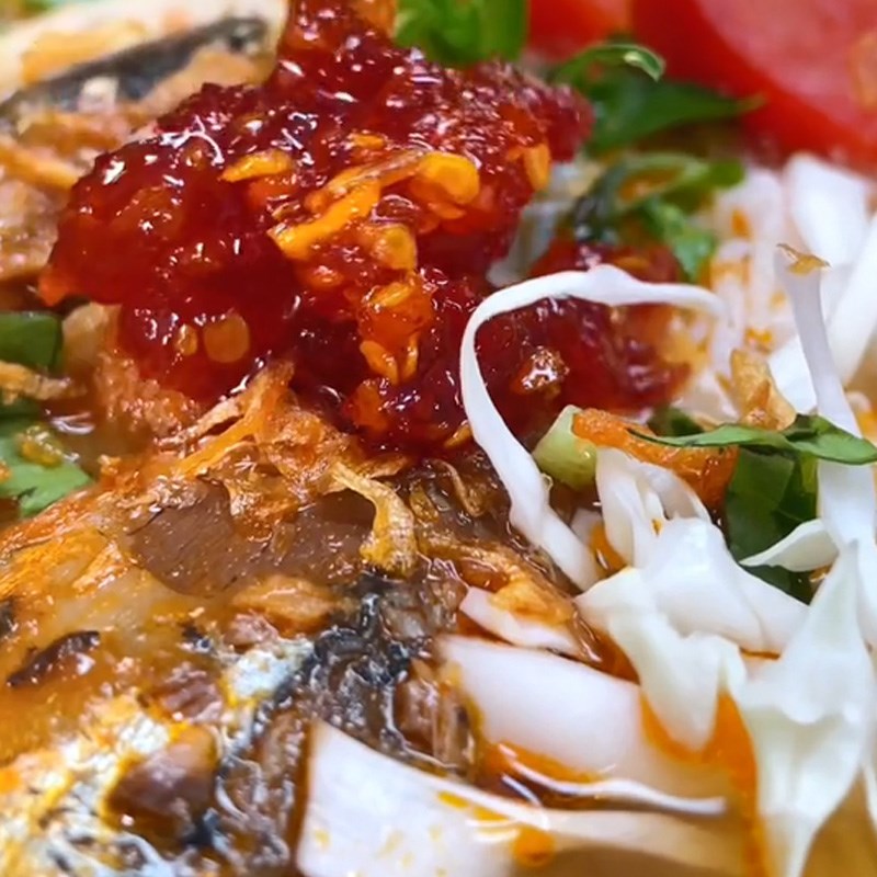 Bước 3 Thành phẩm Bún cá hộp (Công thức được chia sẻ từ TikTok Cách Nấu Ngon cùng Cách Nấu Ngon)