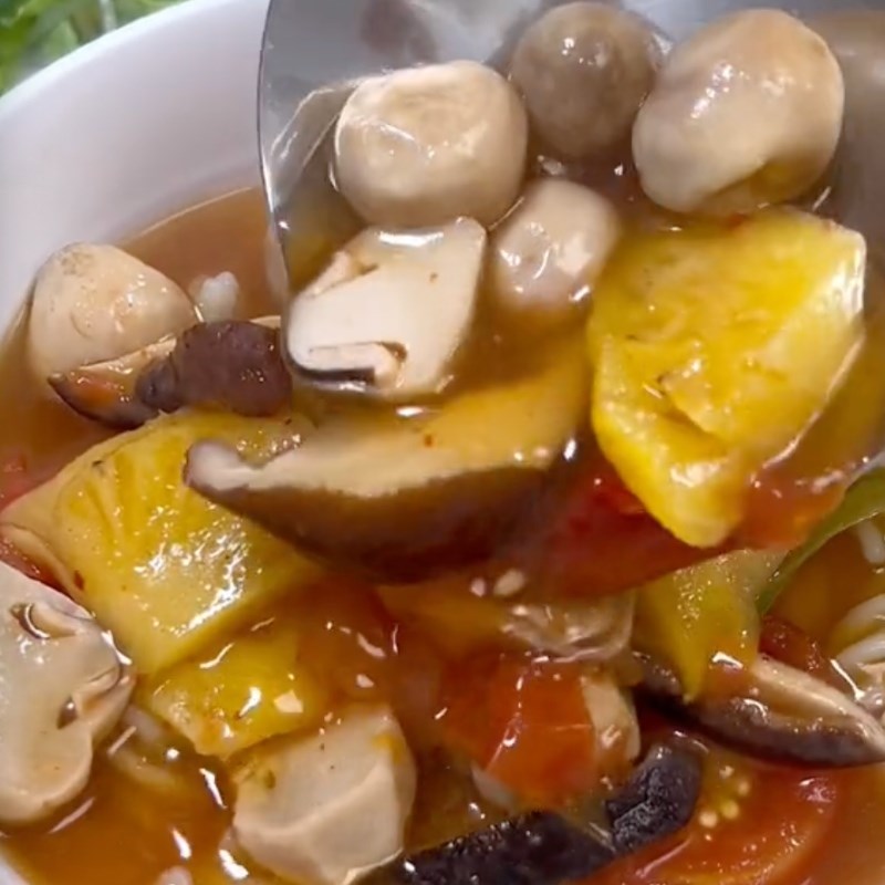 Bước 6 Thành phẩm Nui nấu nấm chay
