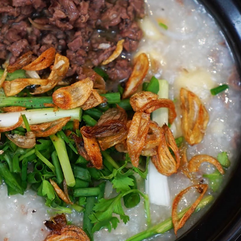 Bước 7 Thành phẩm Cháo tim gà hạt sen
