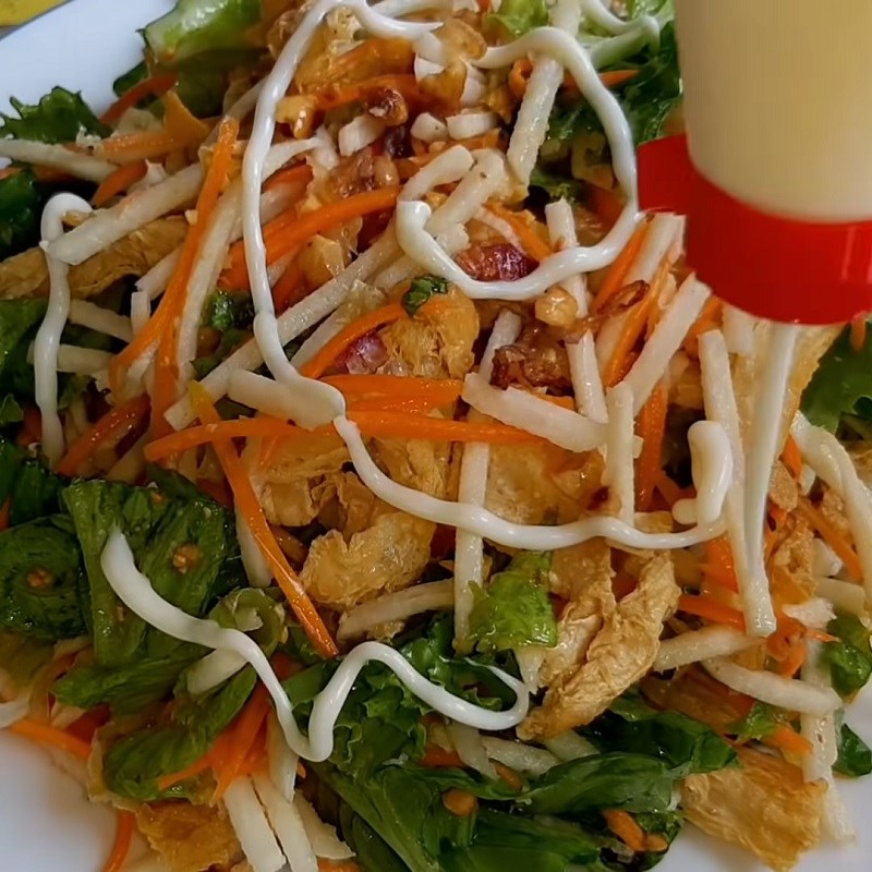 Bước 5 Thành phẩm Gỏi chay từ củ sắn