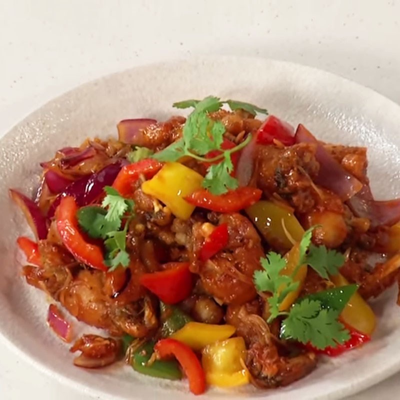 Bước 5 Thành phẩm Ếch xào chua ngọt