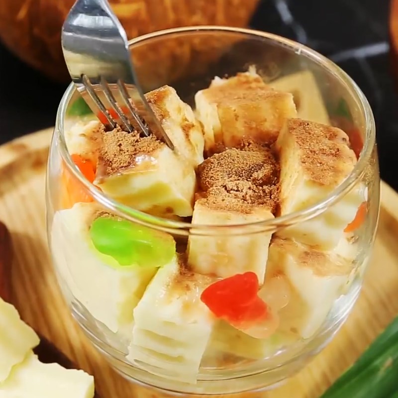 Bước 4 Thành phẩm Sữa chua dẻo sầu riêng