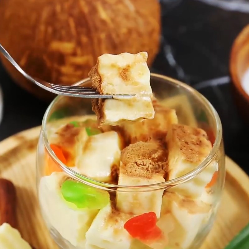 Bước 4 Thành phẩm Sữa chua dẻo sầu riêng