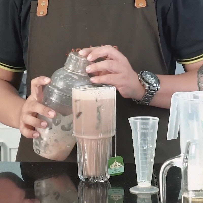 Bước 3 Thành phẩm Trà sữa socola bạc hà