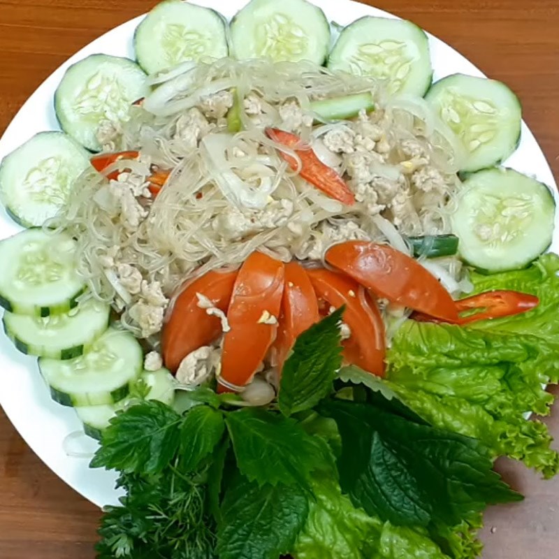 Bước 6 Thành phẩm Miến trộn chua ngọt