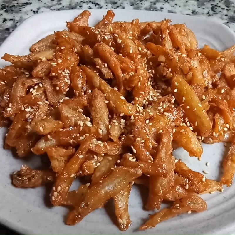 Bước 4 Thành phẩm Cá cơm chiên nước mắm