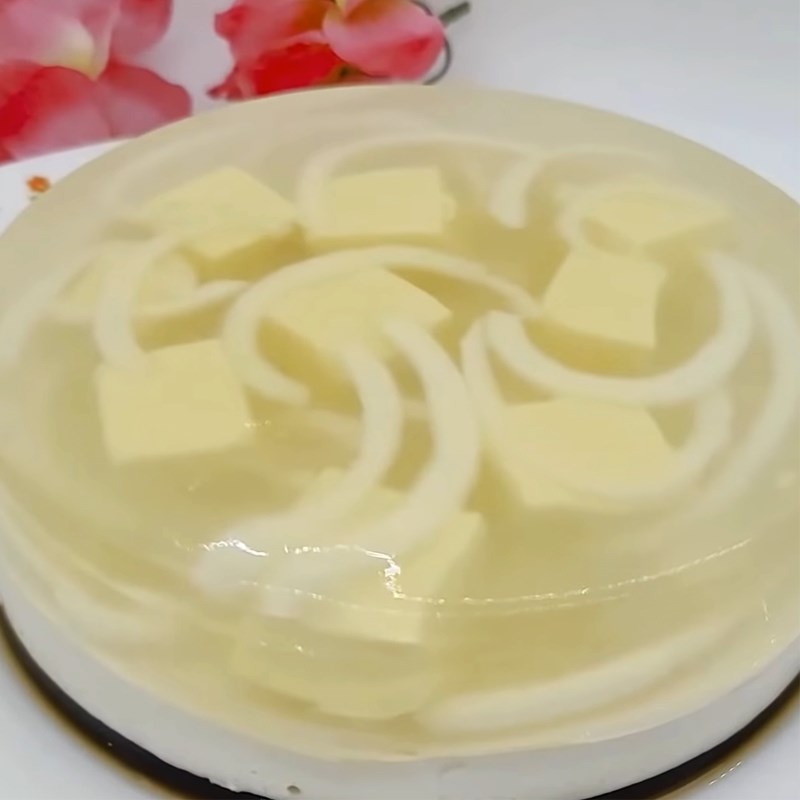 Bước 5 Thành phẩm Rau câu dừa phô mai