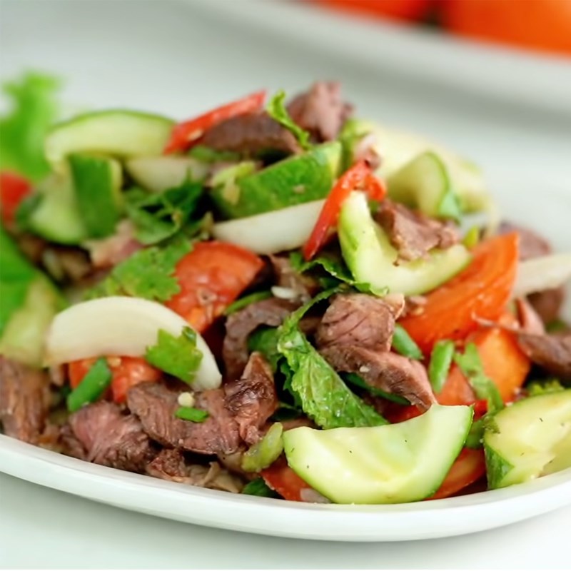 Bước 6 Thành phẩm Salad thịt bò kiểu Thái