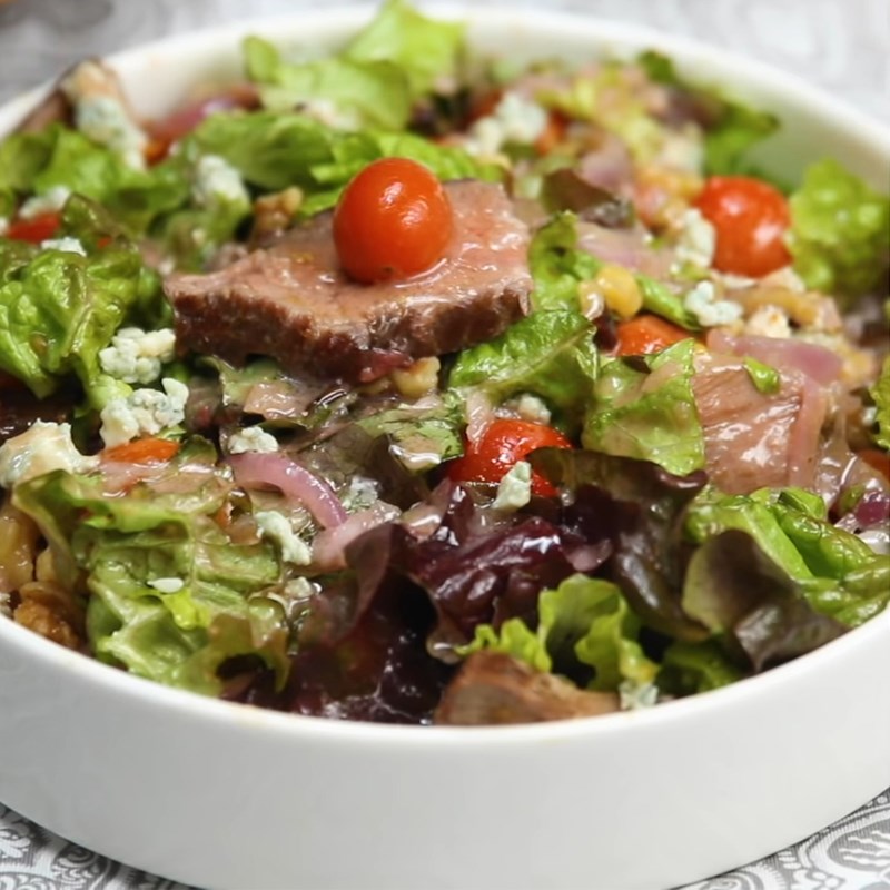 Bước 7 Thành phẩm Salad thịt bò rau củ nướng