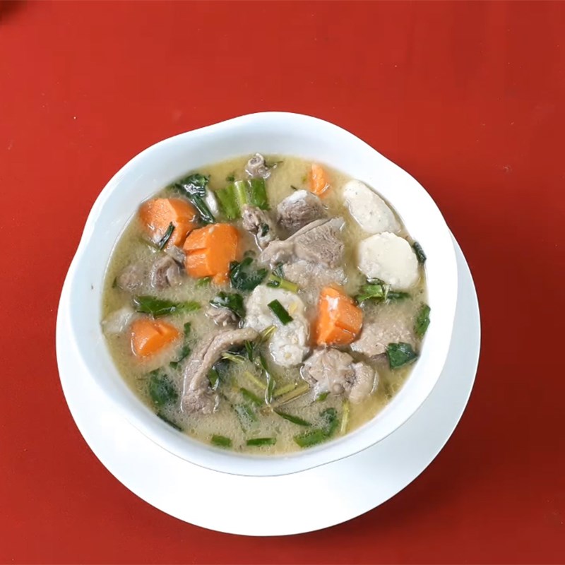 Bước 4 Thành phẩm Canh vịt nấu khoai sọ