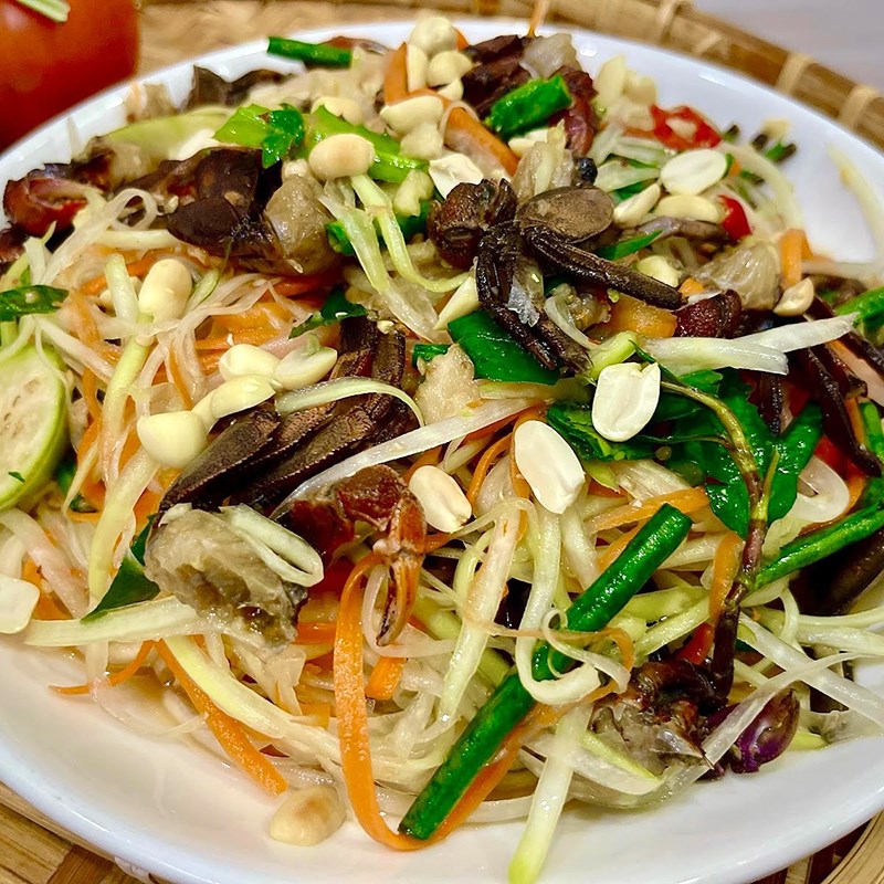 Bước 5 Thành phẩm Gỏi đu đủ ba khía