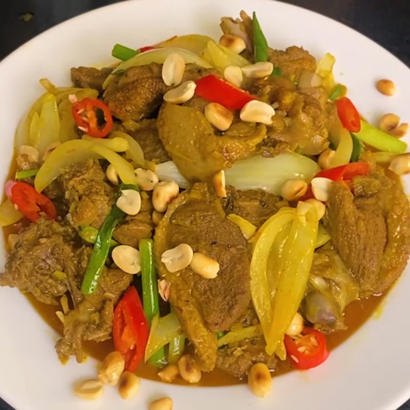 Bước 4 Thành phẩm Vịt xào lăn