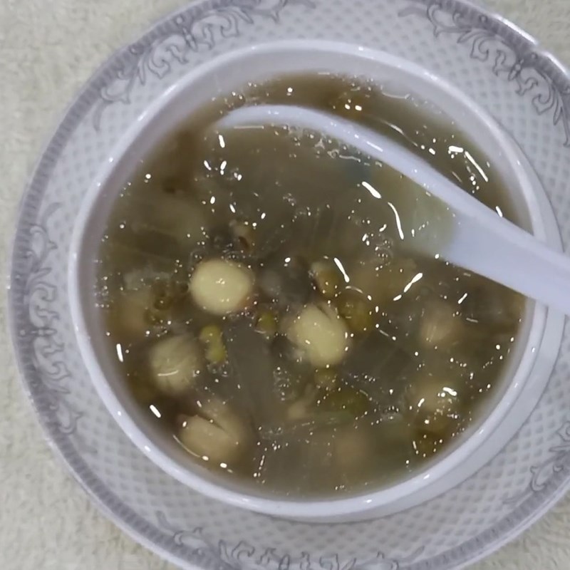 Bước 5 Thành phẩm Chè hạt sen nha đam đậu xanh