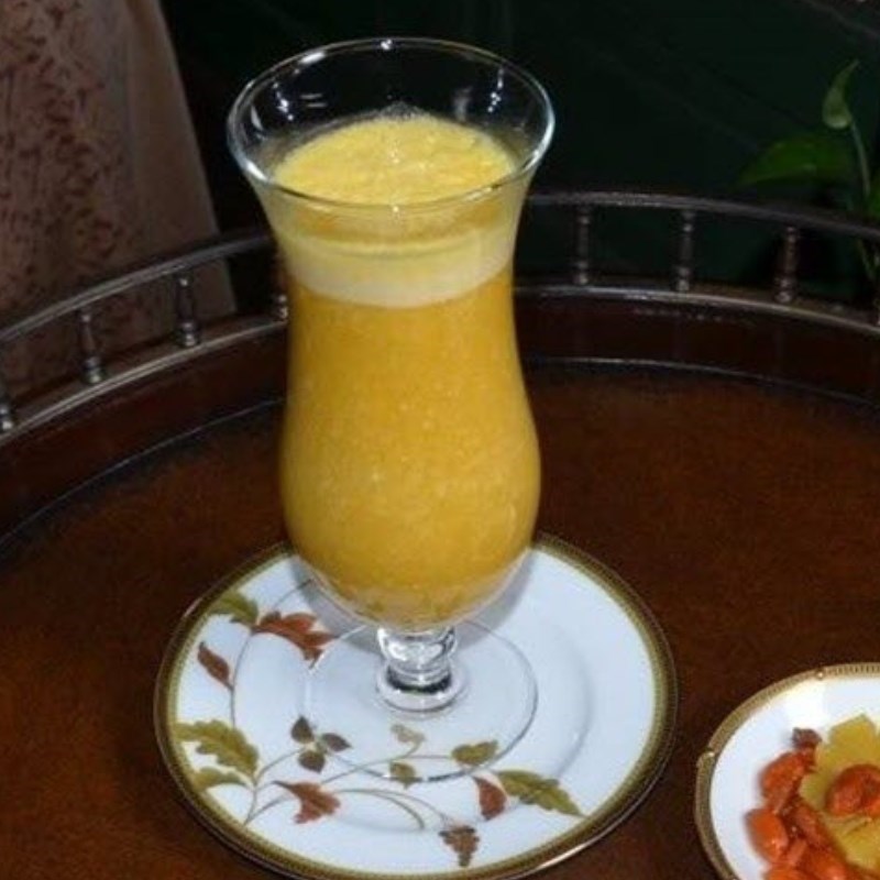 Bước 3 Thành phẩm Sữa kê, hạt sen, khoai mật