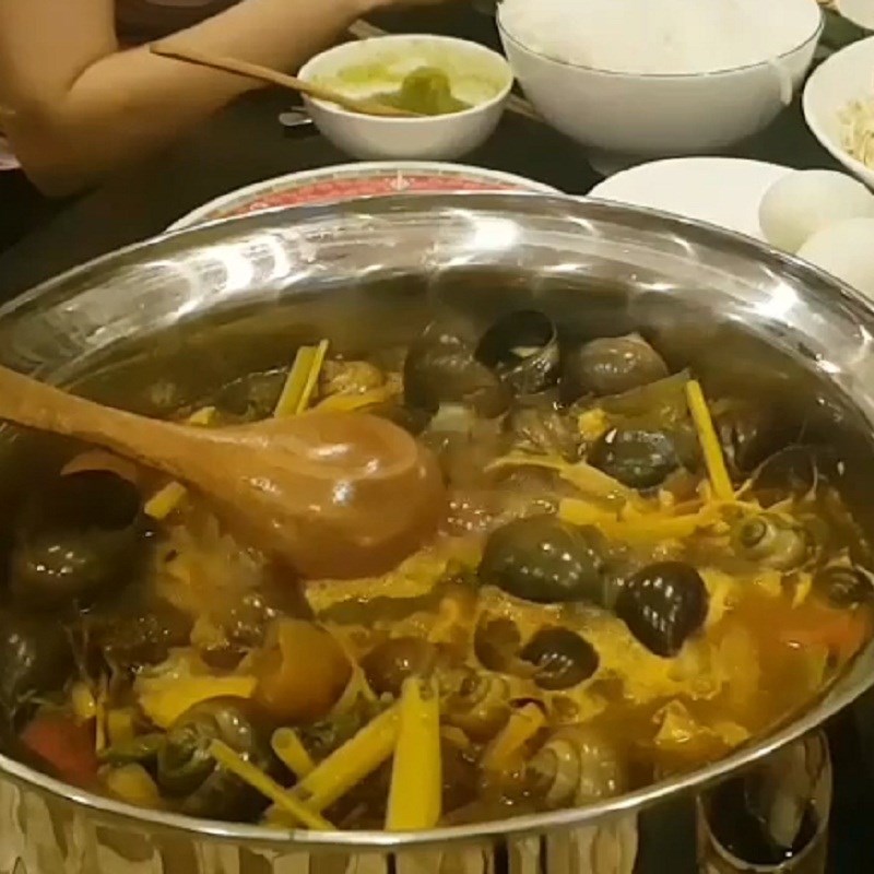 Bước 5 Thành phẩm Lẩu ốc bưu chua cay