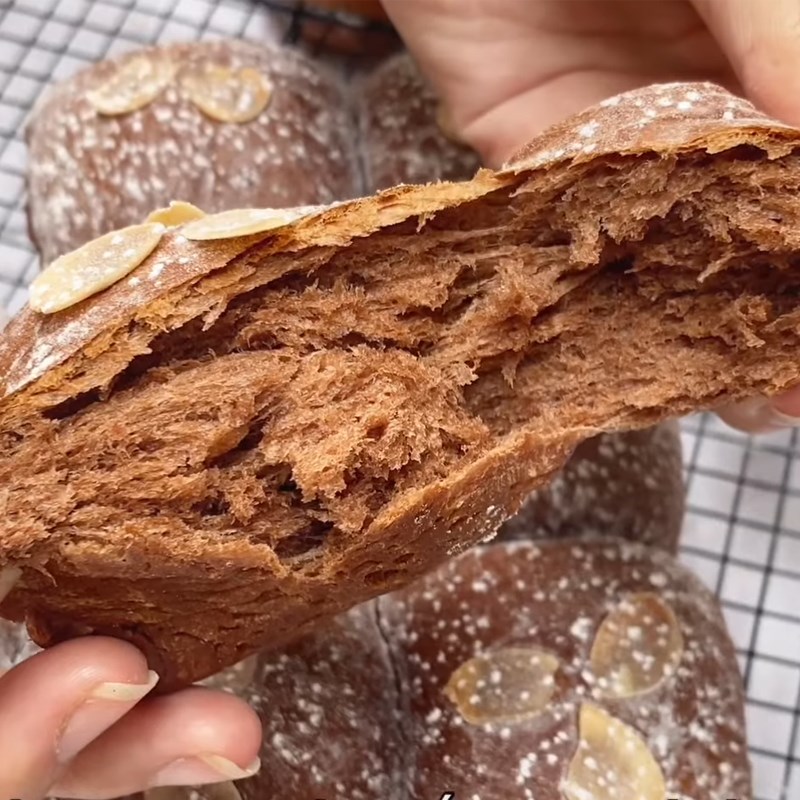 Bước 6 Thành phẩm Bánh mì socola bằng nồi chiên không dầu