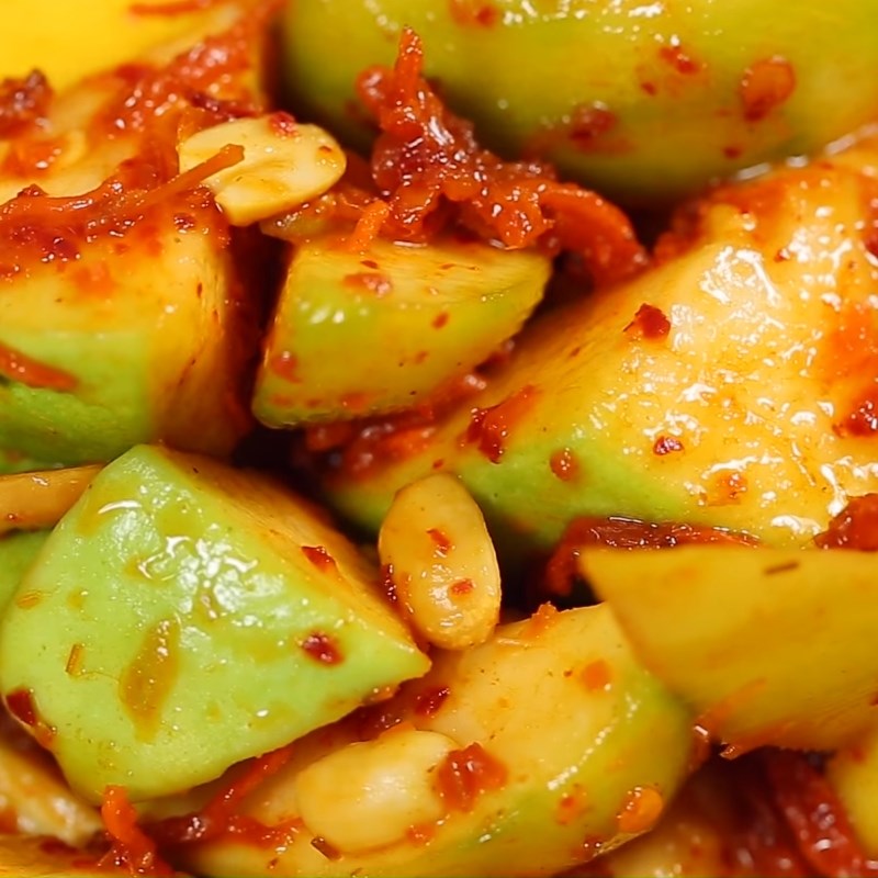 Bước 4 Thành phẩm Cóc ổi xoài dầm bò khô