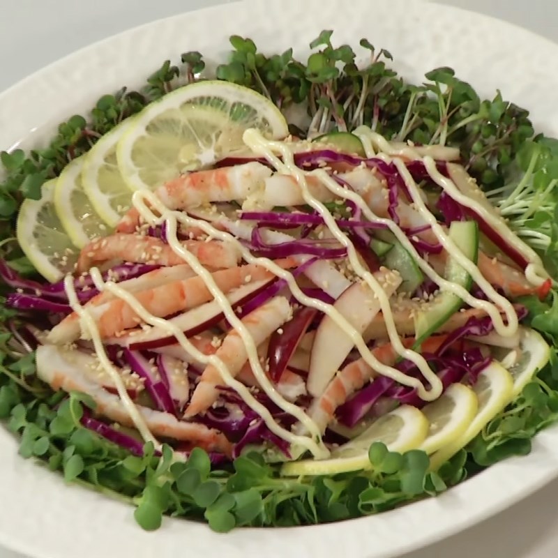 Bước 6 Thành phần Salad táo với tôm
