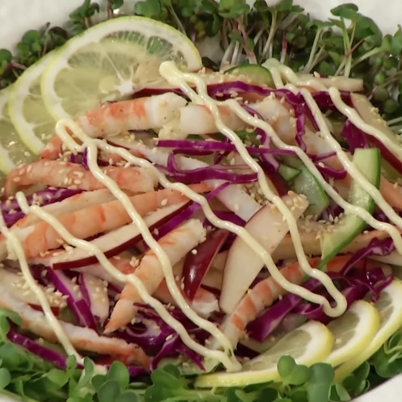 Bước 6 Thành phần Salad táo với tôm