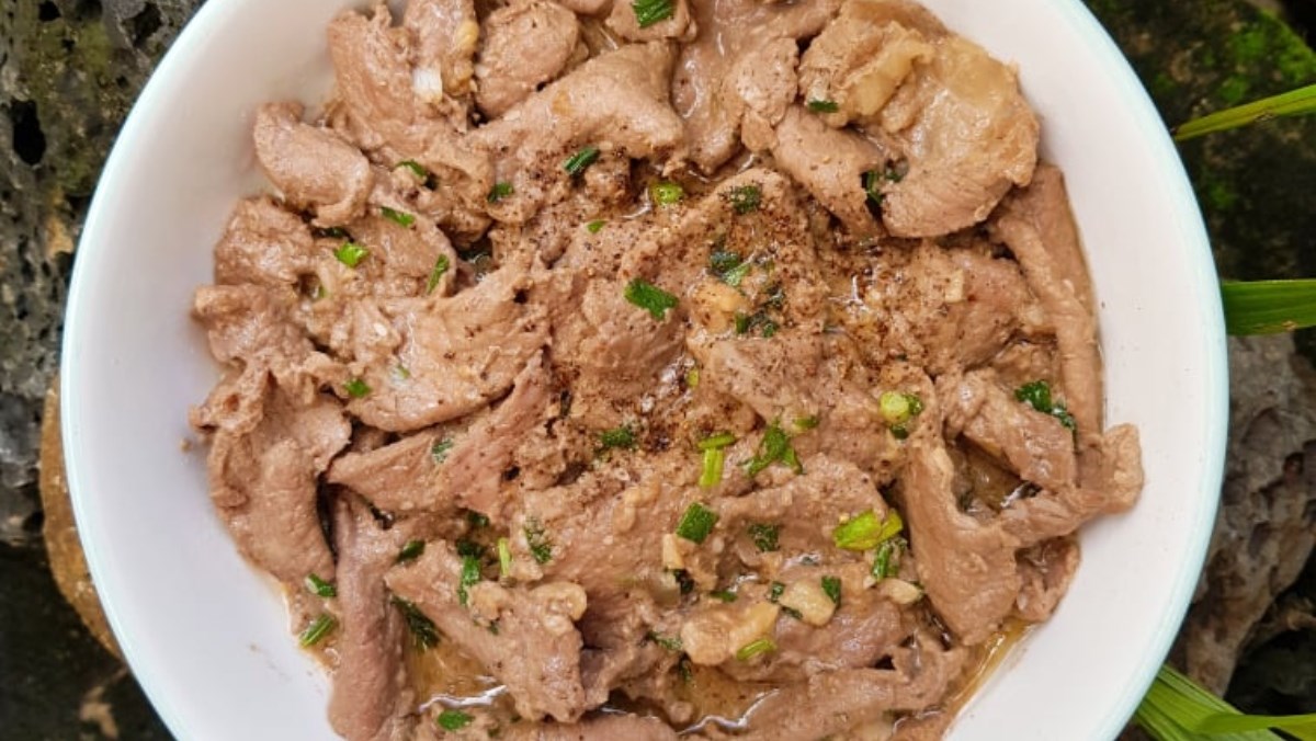 Thịt bò xào tỏi (công thức được chia sẻ từ người dùng)