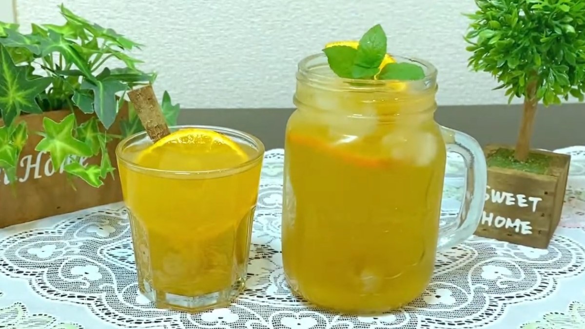Trà cam quế mật ong long nhãn