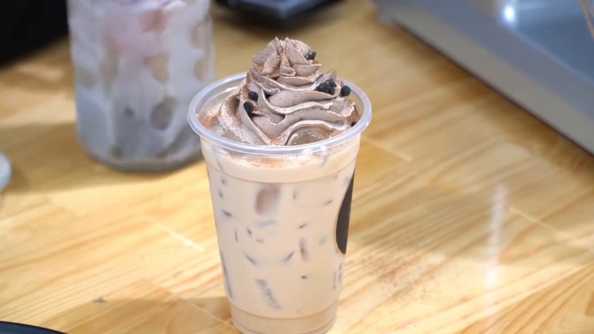 Trà sữa kem tiramisu