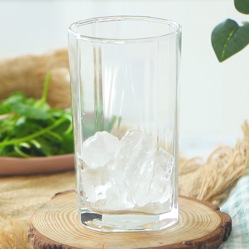 Bước 3 Trình bày Sinh tố rau má đậu xanh sữa dừa