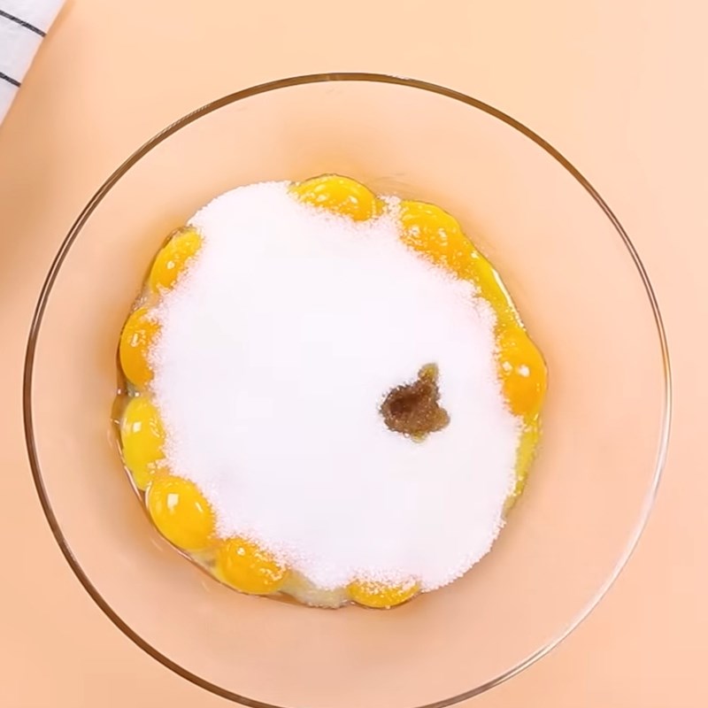 Bước 3 Trộn hỗn hợp trứng sữa Thạch pudding trứng