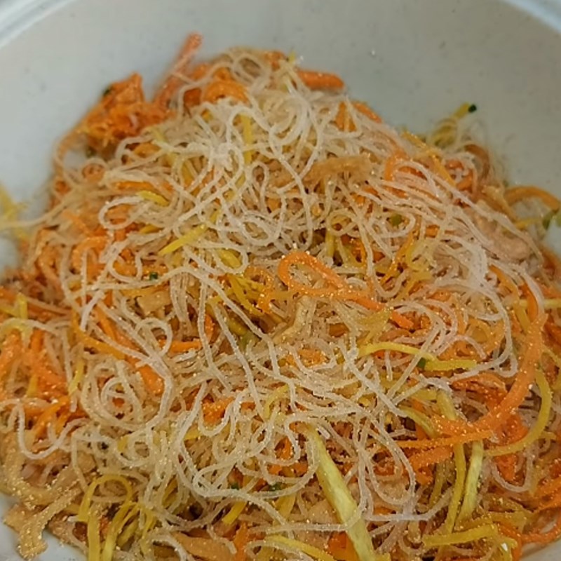 Bước 5 Trộn bì Bì chay rau củ