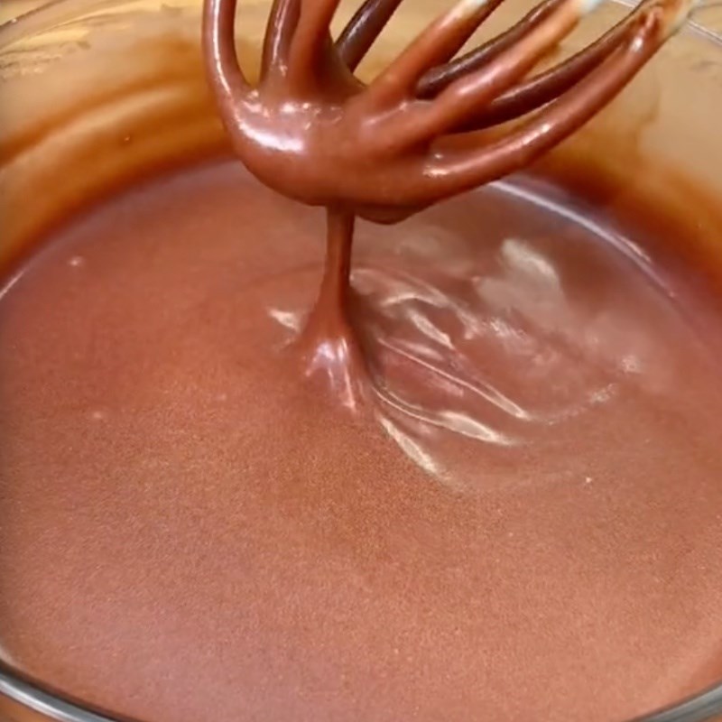 Bước 2 Trộn bột Bánh cacao socola (Công thức được chia sẻ bởi Tiktok Cách Nấu Ngon cùng Cách Nấu Ngon)