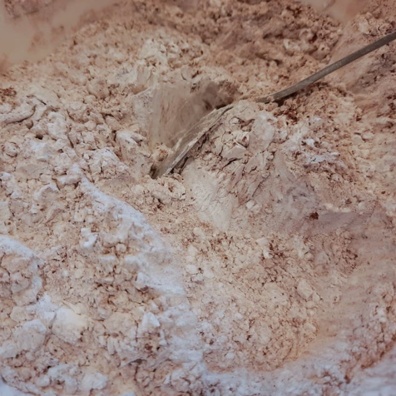 Bước 1 Trộn bột trân châu Trân châu từ bột nếp