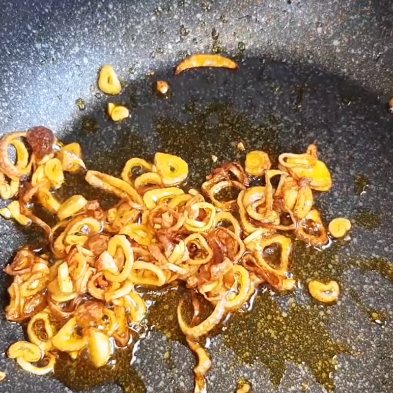 Bước 2 Trộn chả Chả cua chay
