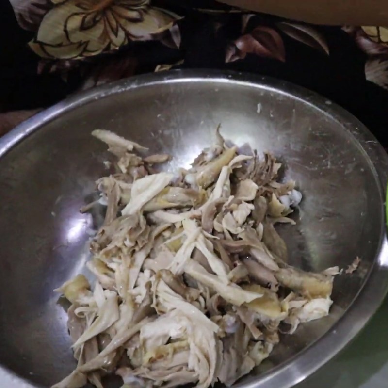 Bước 4 Trộn gỏi Gỏi gà rau nhút