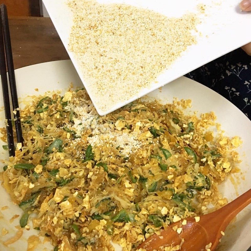 Bước 6 Trộn mắm Dưa mắm đu đủ chay