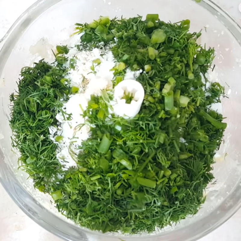 Bước 3 Xay đậu xanh và thì là Chả cá chay từ đậu xanh
