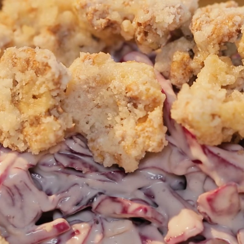 Bước 4 Trộn salad Salad kẹo óc chó bắp cải tím