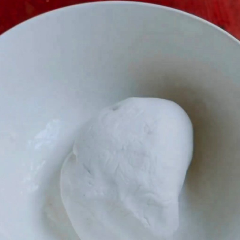 Bước 1 Trộn và nhồi bột Bánh gạo nhân phô mai mozzarella