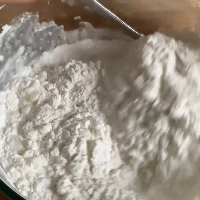 Bước 3 Trộn và nhồi bột làm vỏ bánh Bánh trôi tàu nhân vừng đen