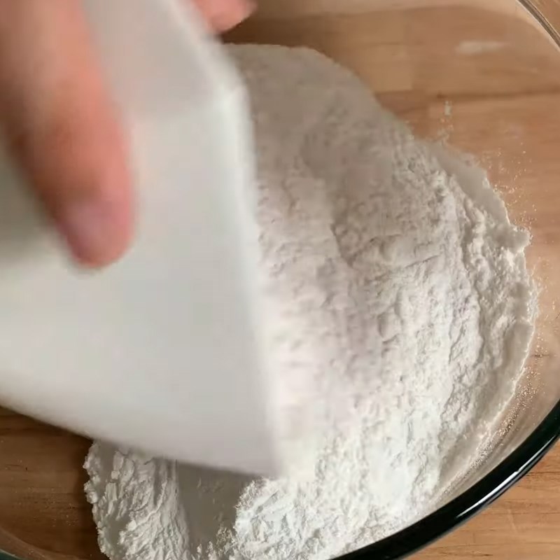 Bước 3 Trộn và nhồi bột làm vỏ bánh Bánh trôi tàu nhân vừng đen
