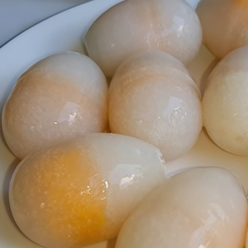 Bước 4 Thành phẩm Trứng vịt, trứng gà luộc chay