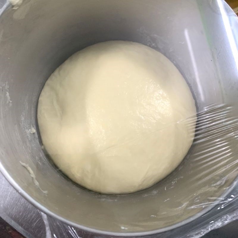 Bước 4 Ủ bột Bánh mì cuộn chà bông sốt trứng gà