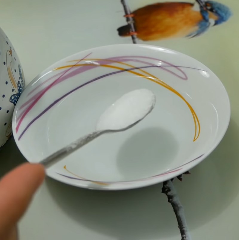 Bước 2 Ủ men và trộn bột bánh bò Bánh bò bông khoai lang tím