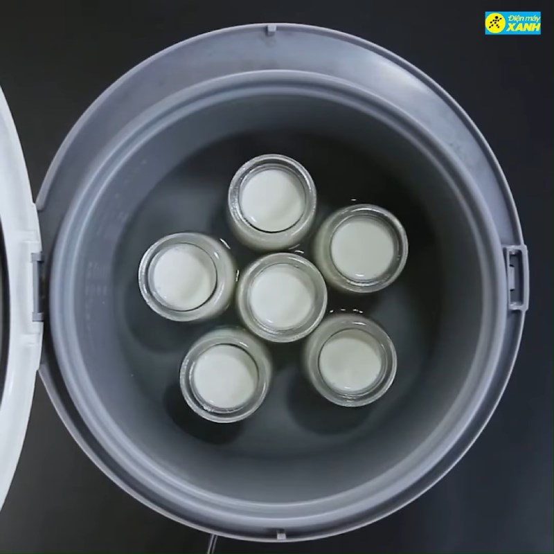 Bước 2 Ủ sữa chua Sữa chua nếp cẩm