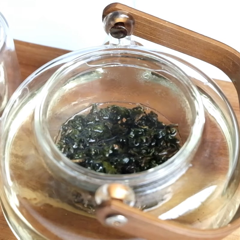 Bước 3 Ủ trà ô long Trà hoa atiso đỏ chanh dây (chanh leo)